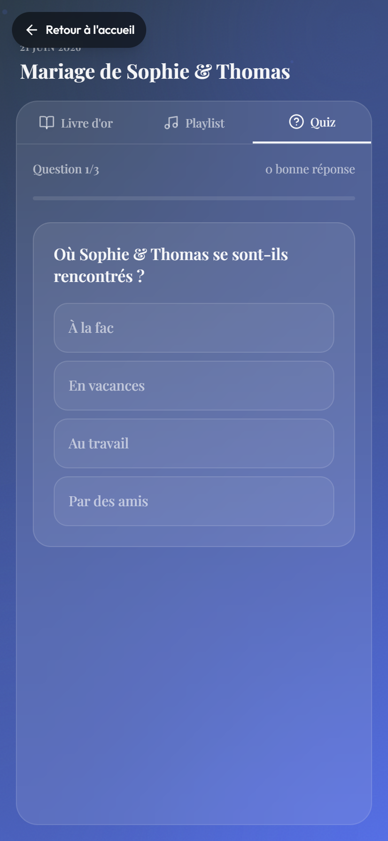 Quiz live
